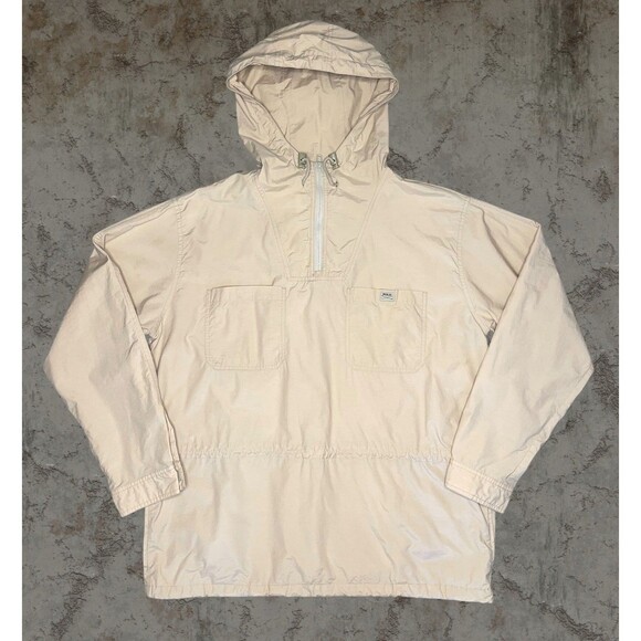 Polo Golf Ralph Lauren Mens LG Quarter Zip Pullover Windbreaker Jacket Khaki - Picture 1 of 5